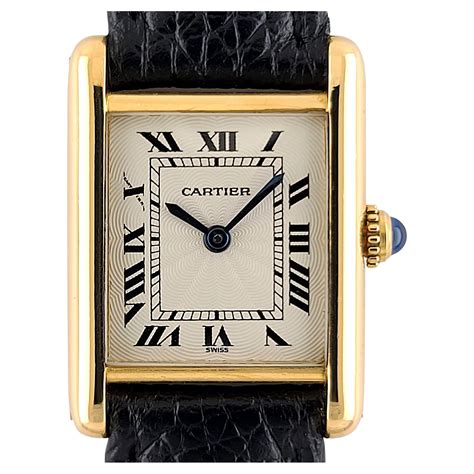 cartier tank platinum|cartier platinum watch.